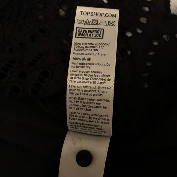 Topshop Broderie Cami Top - Picture 7 of 8